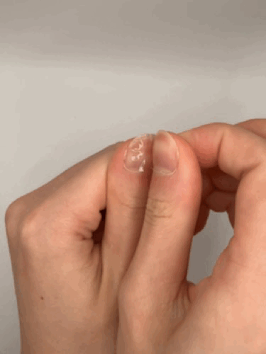 Peel off the plastic cover